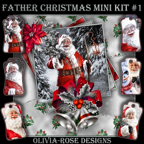 Father Christmas Mini Kit #1   NO BELLS OR FLOWER** 