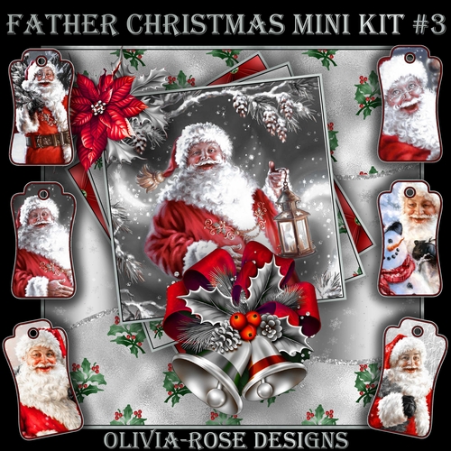 Father Christmas Mini Kit #3   NO BELLS OR FLOWER** 