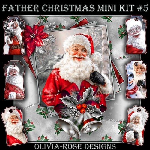 Father Christmas Mini Kit #5   NO BELLS OR FLOWER** 