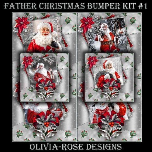 Father Christmas Bumper Kit #1   NO BELLS OR FLOWER** 