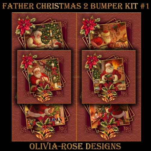 Father Christmas 2 Bumper Kit #1   NO BELLS OR FLOWER** 