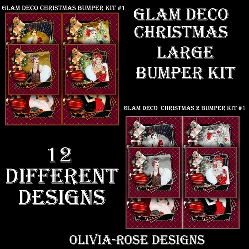Glam Deco Christmas 1&2 Bumper Kit #1  