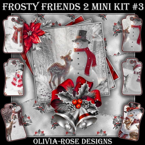 Frosty Friends 2 Mini Kit #3   NO BELLS OR FLOWER** 