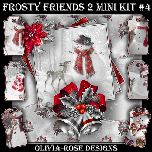 Frosty Friends 2 Mini Kit #4   NO BELLS OR FLOWER** 