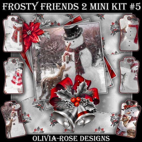 Frosty Friends 2 Mini Kit #5   NO BELLS OR FLOWER** 