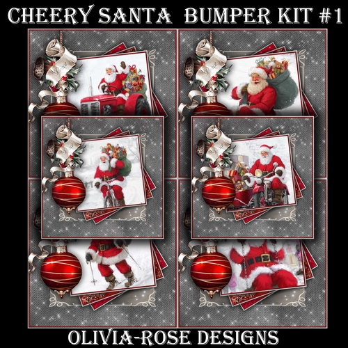 Cheery Santa Bumper Kit #1  