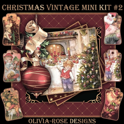 Christmas Vintage Mini Kit #2 