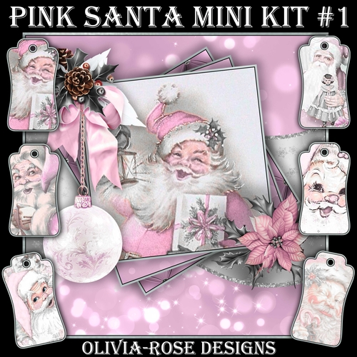 Pink Santa Mini Kit #1    