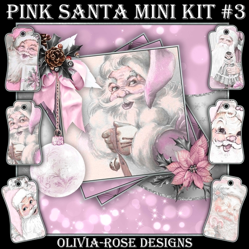 Pink Santa Mini Kit #3    