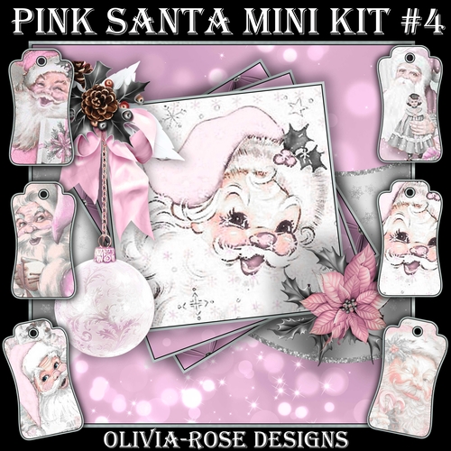 Pink Santa Mini Kit #4    