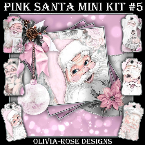 Pink Santa Mini Kit #5    