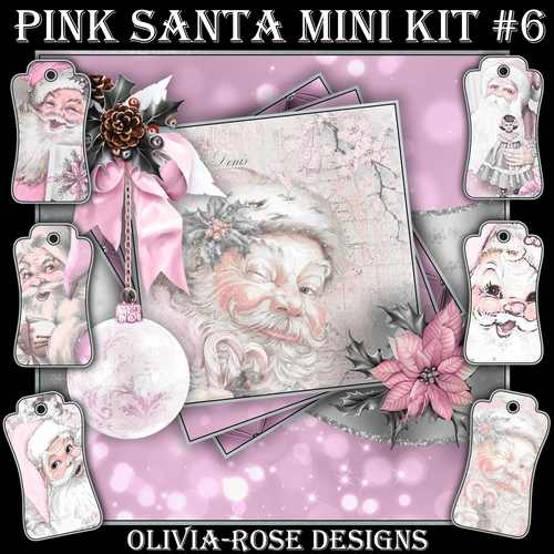 Pink Santa Mini Kit #6    