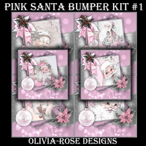 Pink Santa Bumper Kit #1    
