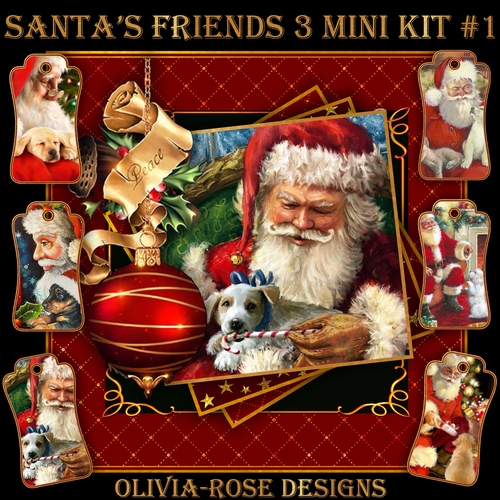 Santas Friends 3 Mini Kit #1 