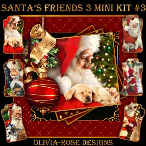 Santas Friends 3 Mini Kit #3 