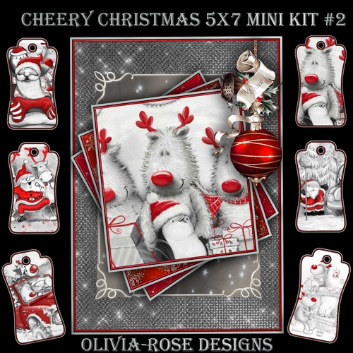 Cheery Christmas 5X7 Mini Kit #2      