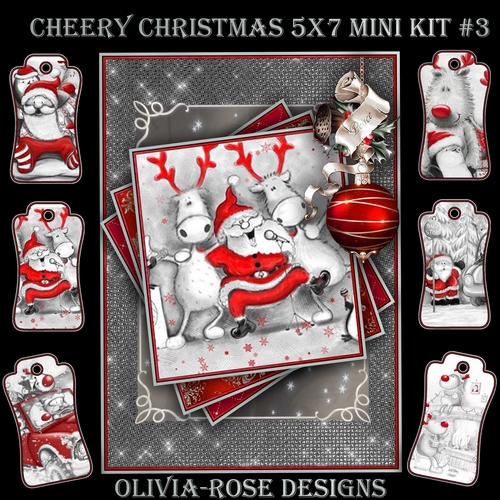 Cheery Christmas 5X7 Mini Kit #3      