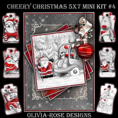 Cheery Christmas 5X7 Mini Kit #4      