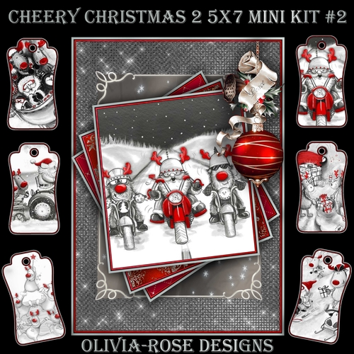 Cheery Christmas 2 5X7 Mini Kit #2      