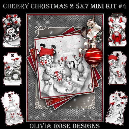 Cheery Christmas 2 5X7 Mini Kit #4      