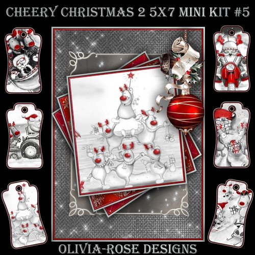 Cheery Christmas 2 5X7 Mini Kit #5      