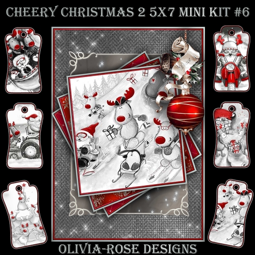 Cheery Christmas 2 5X7 Mini Kit #6      