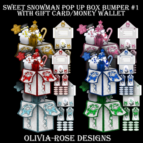 Sweet Snowman Pop Up Bumper#1  