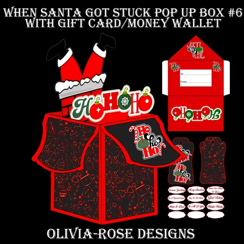 When Santa Got Stuck Pop Up Box #6    
