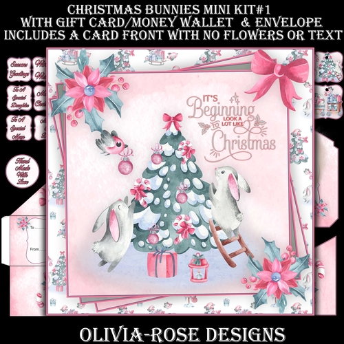 Christmas Bunnies Mini Kit #1 