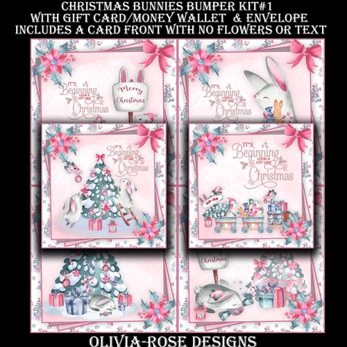 Christmas Bunnies Bumper Kit #1 