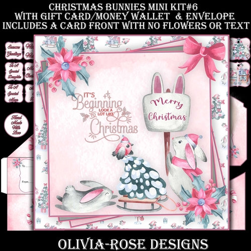 Christmas Bunnies Mini Kit #6 