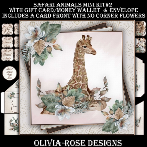 Safari Animals Mini Kit #2  