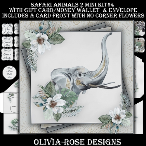 Safari Animals Mini 2 Kit #4 