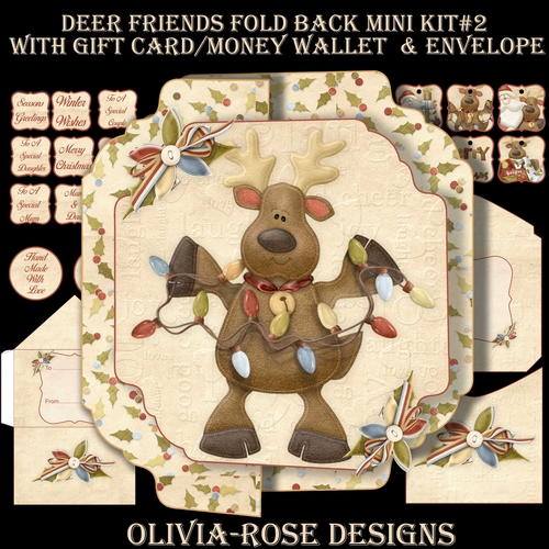 Deer Friends Fold Back Mini Kit#2   