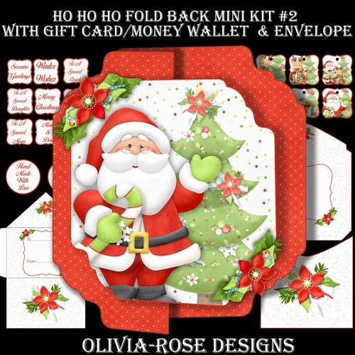 Ho Ho Ho Fold Back Mini Kit#2   