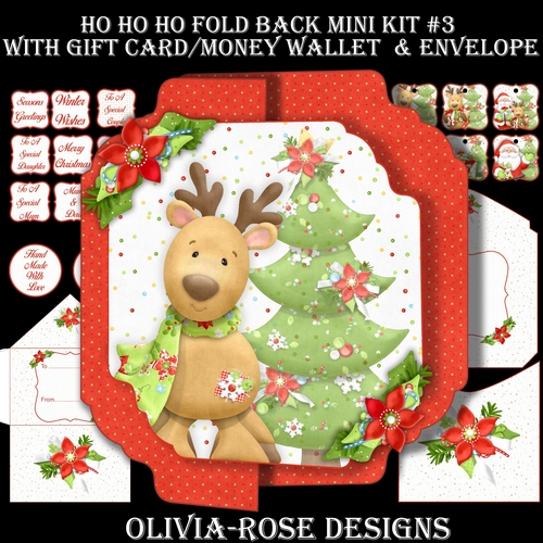 Ho Ho Ho Fold Back Mini Kit#3   