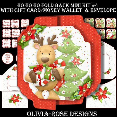 Ho Ho Ho Fold Back Mini Kit#4   