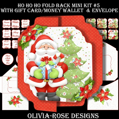 Ho Ho Ho Fold Back Mini Kit#5   