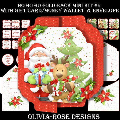 Ho Ho Ho Fold Back Mini Kit#6   