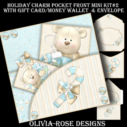 Holiday Charm Pocket Front Mini Kit#2   