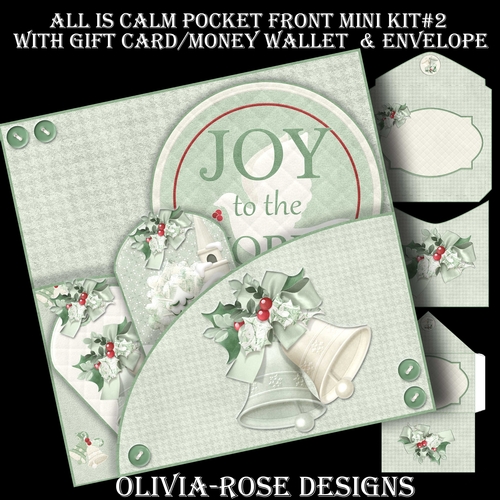 All is Calm Pocket Front Mini Kit#2   