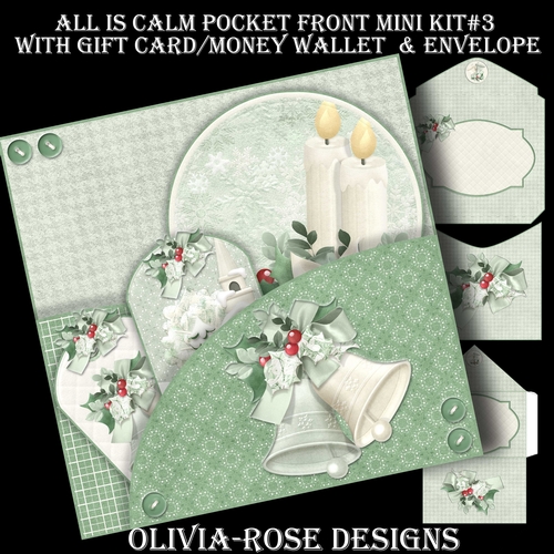All is Calm Pocket Front Mini Kit#3   