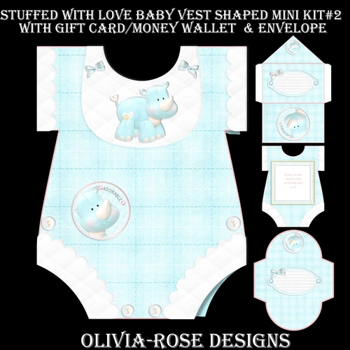 Stuffed With Love Baby Vest Shaped Mini Kit #2  
