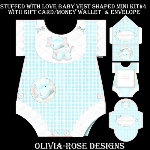 Stuffed With Love Baby Vest Shaped Mini Kit #4  