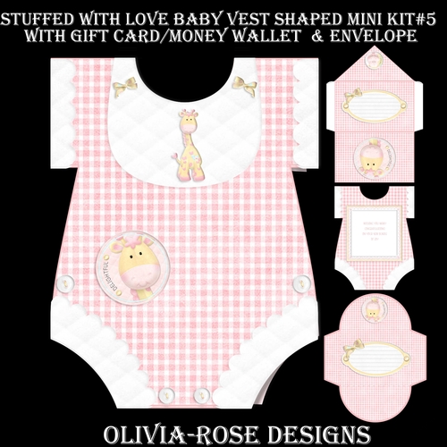 Stuffed With Love Baby Vest Shaped Mini Kit #5  