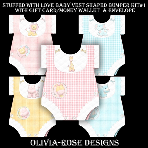 Stuffed With Love Baby Vest Shaped Bumper Kit #1  