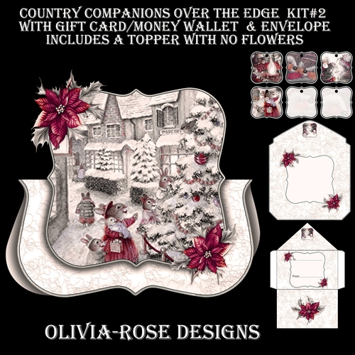 Country Companions Over The Edge Kit #2   AND AN  TOPPER  