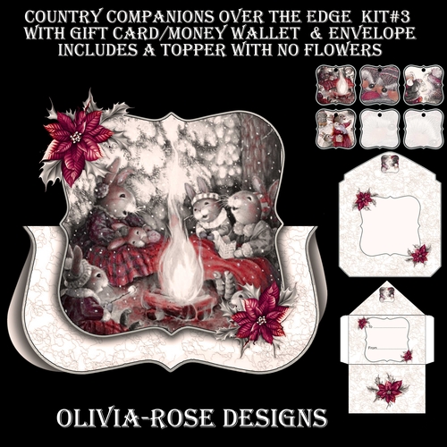 Country Companions Over The Edge Kit #3   AND AN  TOPPER  