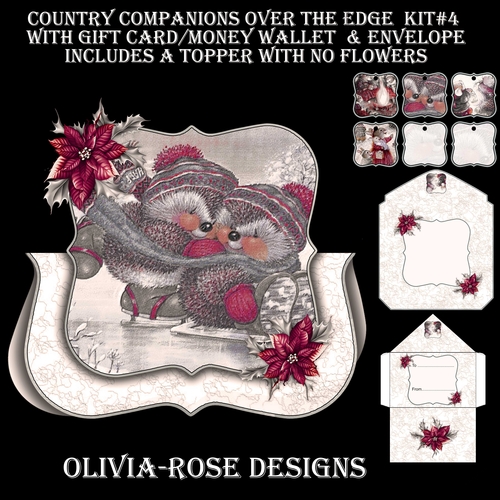 Country Companions Over The Edge Kit #4   AND AN  TOPPER  
