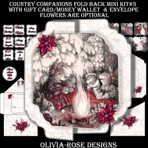 Country Companions Fold Back Mini Kit #3    